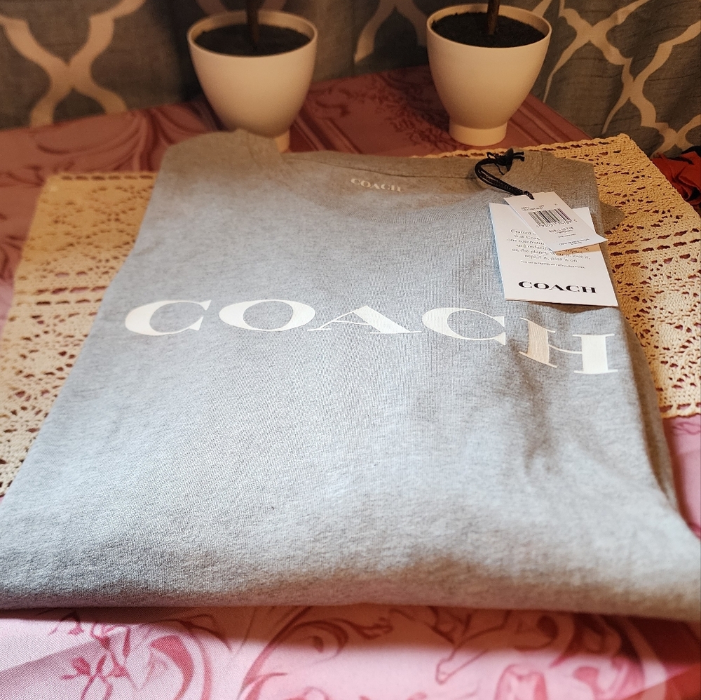 NWT Coach Long Sleeve Tee Shirt - Picture 2 of 7